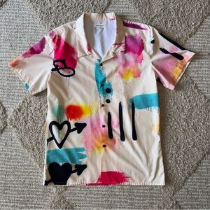 Colorful Abstract Men's Shirt